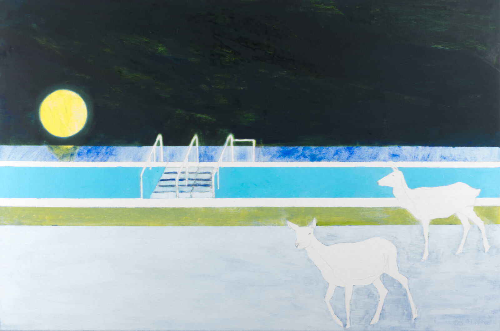 Pammerbad, Öl auf Leinwand, 60 x 90 cm, 2015 © Agnes Christine Katschner