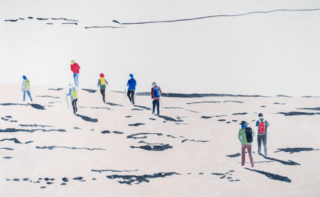 Marokko - Gouache auf Leinwand, 50 × 80 cm, 2015