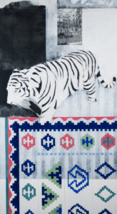 Tiger on a Carpet