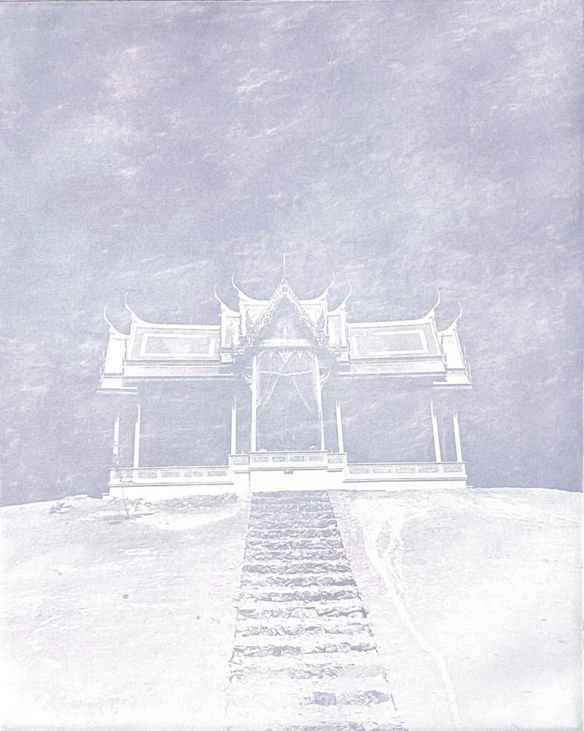 Phraya-Nakhon Cave - Intagliotypie (Polymer-Print), 25 × 20 cm, 2023