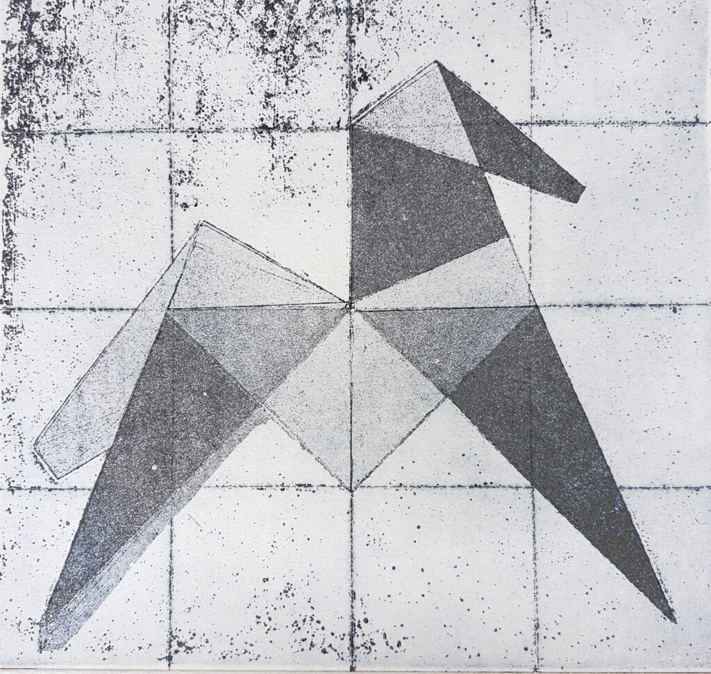 Origami Pferd